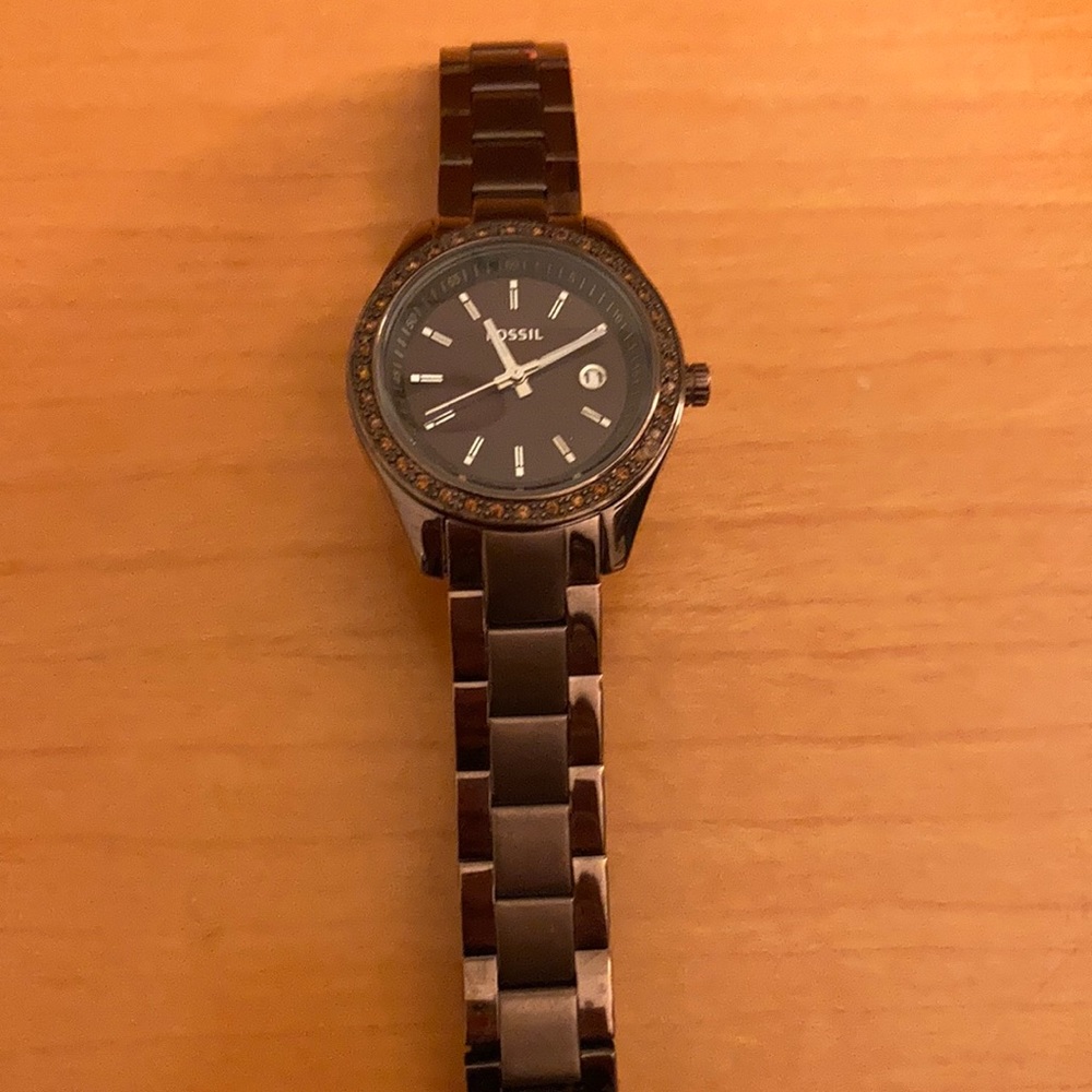 Purple Fossil Watch 5 ATM